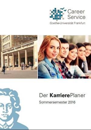 Titel of the Summer Semester 2016 Edition of Der KarrierePlaner
